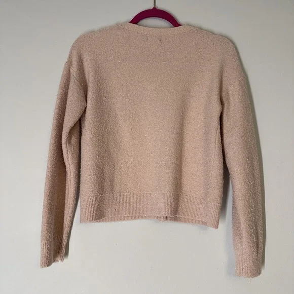 Shimmer Pink Cardigan Girls XXL (16) Warm Trendy Cute - Picture 6 of 6